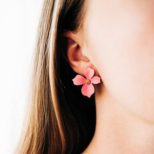 Pink Aloha Earrings